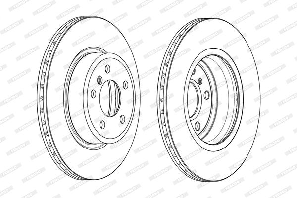 دیسک ترمز فرودو (FERODO)  - DDF2039C