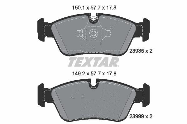 لنت ترمز تکستار (TEXTAR)  - 2393501