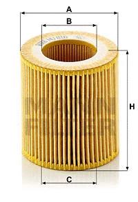 فیلتر روغن مان-فیلتر (MANN-FILTER)  - HU 816 z KIT