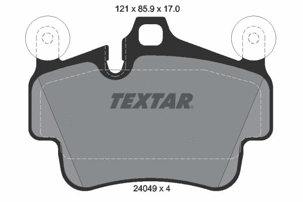 لنت ترمز تکستار (TEXTAR)  - 2404901