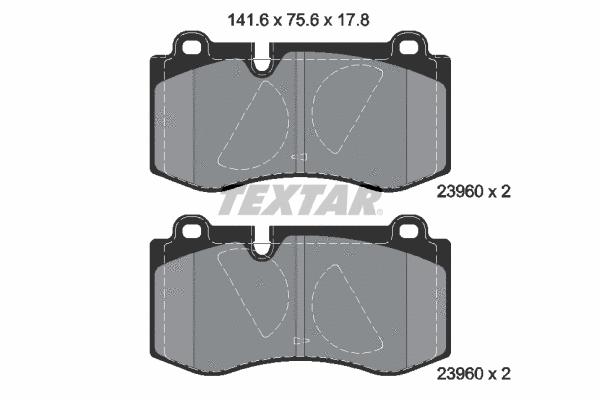لنت ترمز تکستار (TEXTAR)  - 2396001
