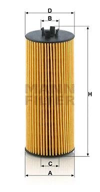 فیلتر روغن مان-فیلتر (MANN-FILTER)  - HU 6008 z