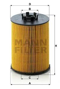 فیلتر روغن مان-فیلتر (MANN-FILTER)  - HU 823 x