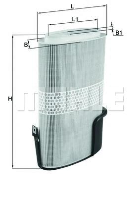 فیلتر هوا ماهله (MAHLE)  - LX 1009/6