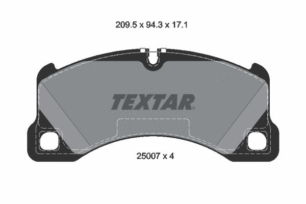 لنت ترمز تکستار
 (TEXTAR)  - 2500701