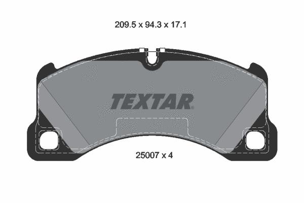 لنت ترمز تکستار (TEXTAR)  - 2500701
