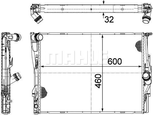 رادیاتور هلا (HELLA)  - 8MK 376 754-041 3