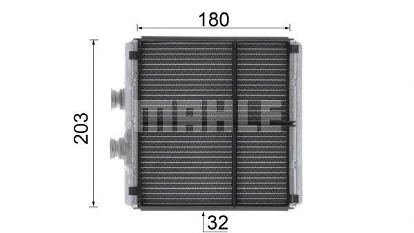 رادیاتور بخاری ماهله (MAHLE)  - AH 183 000P 10