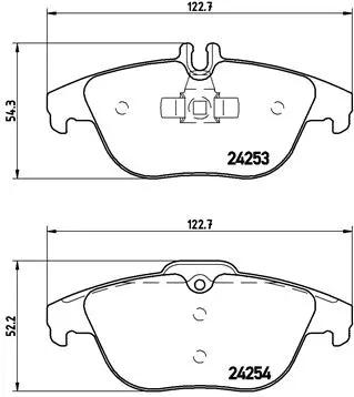 لنت ترمز برمبو (BREMBO)  - P 50 068