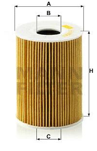 فیلتر روغن مان-فیلتر (MANN-FILTER)  - HU 9001 x