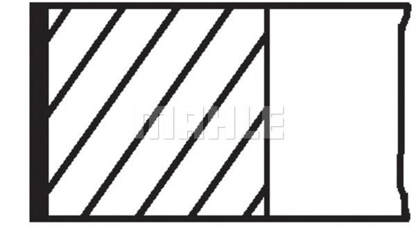 کیت رینگ ماهله (MAHLE)  - 001 RS 11125 0N0