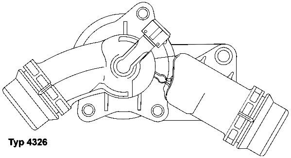 ترموستات بورگوارنر (والر) (BorgWarner (Wahler))  - 4326.97D