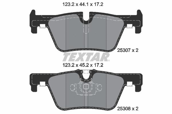 لنت ترمز تکستار
 (TEXTAR)  - 2530701