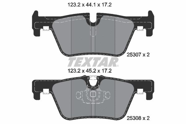 لنت ترمز تکستار (TEXTAR)  - 2530701