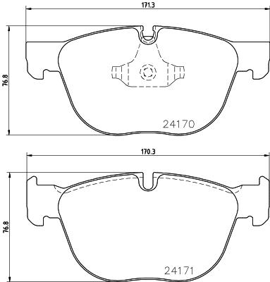 لنت ترمز هلا پاجید (HELLA PAGID)  - 8DB 355 012-541 1