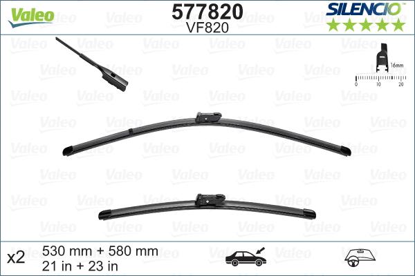 تیغه برف پاک کن والئو (VALEO)  - 577820