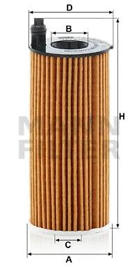فیلتر روغن مان-فیلتر (MANN-FILTER)  - HU 6014/1 z