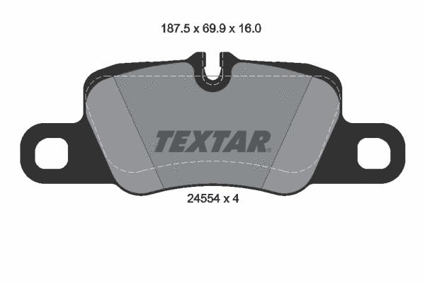 لنت ترمز تکستار (TEXTAR)  - 2455401