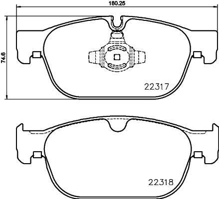 لنت ترمز برمبو (BREMBO)  - P 86 027