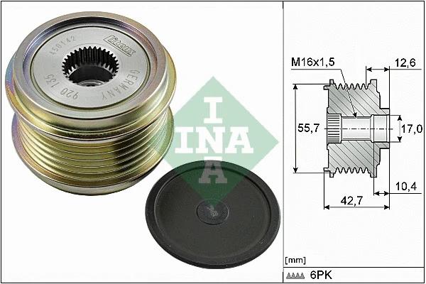 پولی کلاچ دینام اینا (INA)  - 535 0276 10