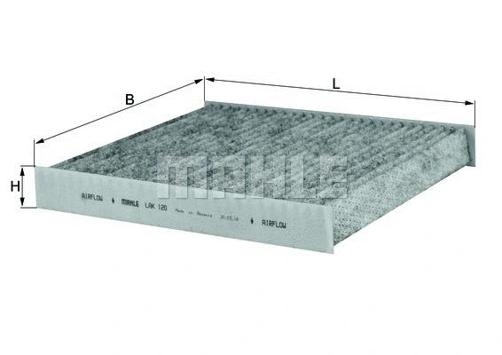 فیلتر کابین ماهله (MAHLE)  - LAK 120