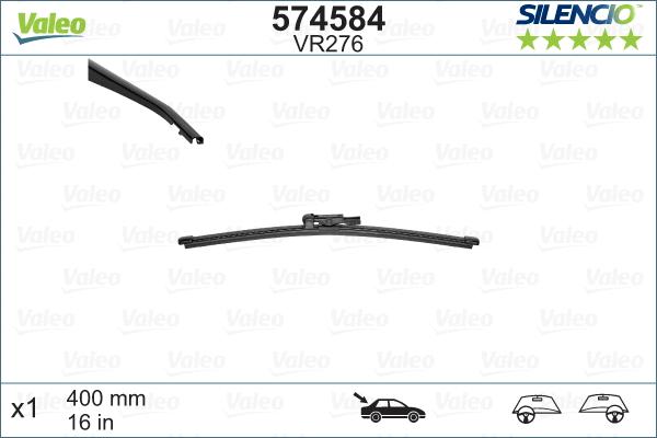 تیغه برف پاک کن والئو (VALEO)  - 574584