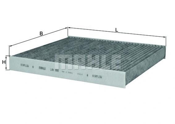 فیلتر کابین ماهله (MAHLE)  - LAK 888
