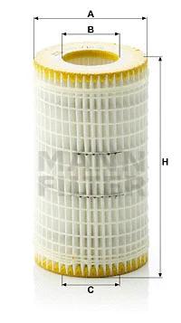 فیلتر روغن مان-فیلتر (MANN-FILTER)  - HU 718/5 x