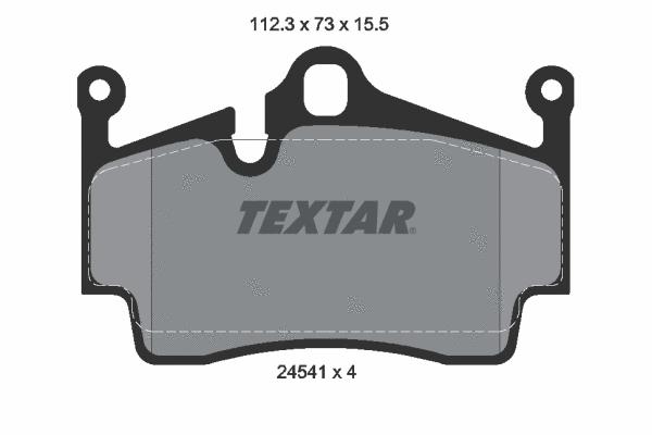 لنت ترمز تکستار (TEXTAR)  - 2454101