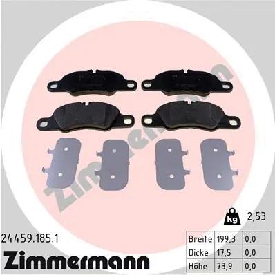 لنت ترمز زیمرمن (ZIMMERMANN)  - 24459.185.1