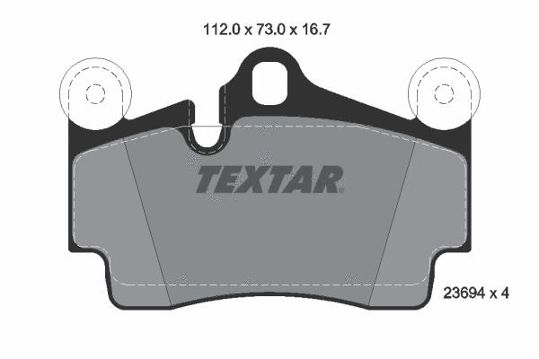 لنت ترمز تکستار (TEXTAR)  - 2369402