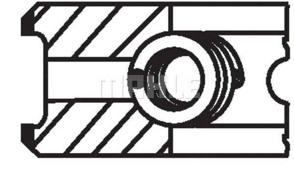 ست رینگِ پیستون ماهله (MAHLE)  - 083 20 N0 2
