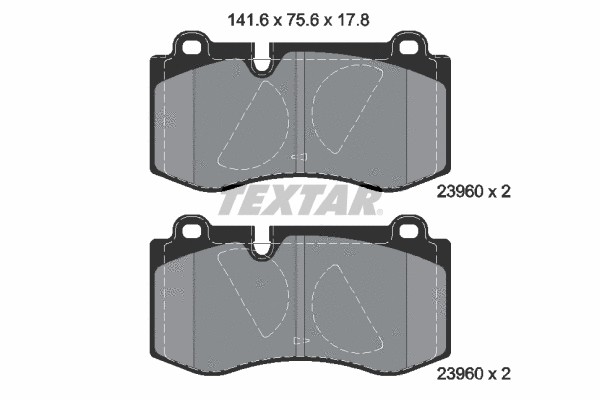 لنت ترمز تکستار (TEXTAR)  - 2396001 0