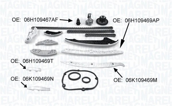 کیت زنجیر تایم مگنتی مارلی (MAGNETI MARELLI)  - 341500001370 0