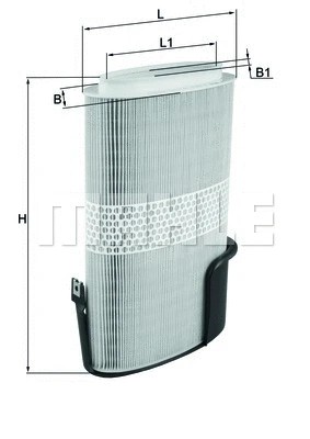 فیلتر هوا ماهله (MAHLE)  - LX 1009/6 0