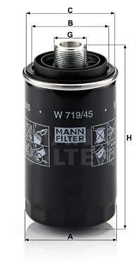 فیلتر روغن مان-فیلتر (MANN-FILTER)  - W 719/45 0