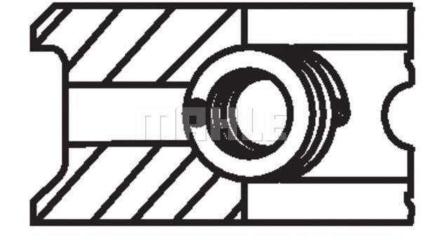 ست رینگِ پیستون ماهله (MAHLE)  - 083 26 N0 2