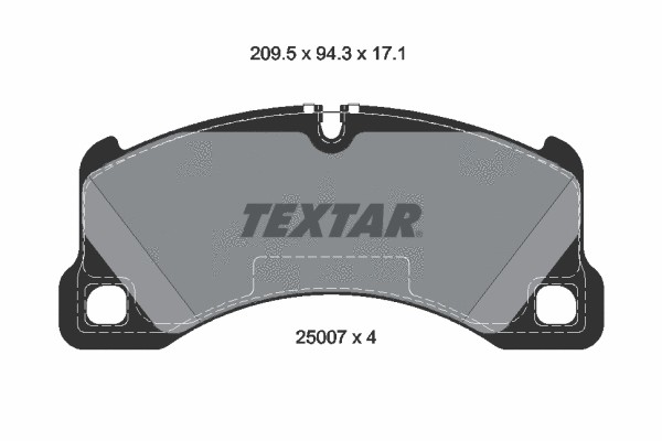 لنت ترمز تکستار (TEXTAR)  - 2500701 0