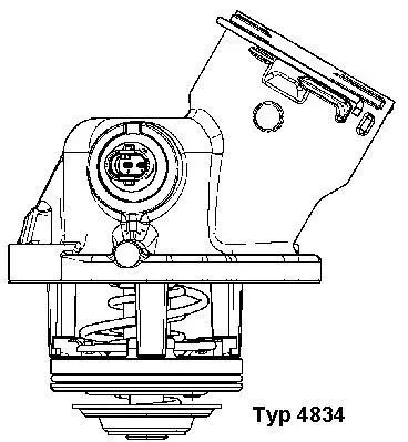 ترموستات بورگوارنر (والر) (BorgWarner (Wahler))  - 4834.100D 1