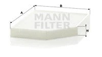 فیلتر کابین مان-فیلتر (MANN-FILTER)  - CU 2450 0