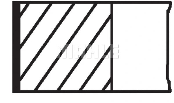 کیت رینگ ماهله (MAHLE)  - 001 RS 11125 0N0 0