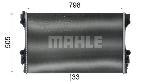 رادیاتور ماهله (MAHLE)  - CR 1163 000P 11