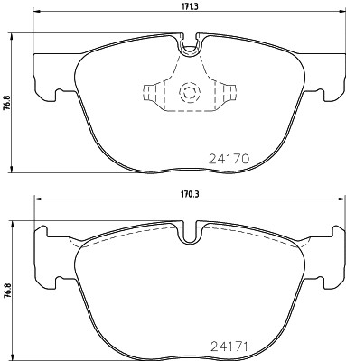 لنت ترمز هلا پاجید (HELLA PAGID)  - 8DB 355 012-541 1