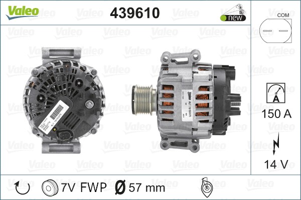 دینام والئو (VALEO)  - 439610 0