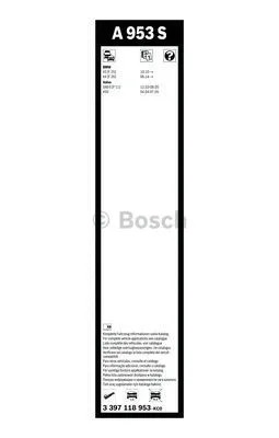 تیغه برف پاک کن بوش (BOSCH)  - 3 397 118 953 4