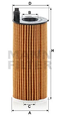 فیلتر روغن مان-فیلتر (MANN-FILTER)  - HU 6014/1 z 0