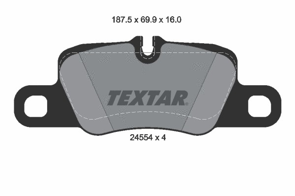 لنت ترمز تکستار (TEXTAR)  - 2455401 0