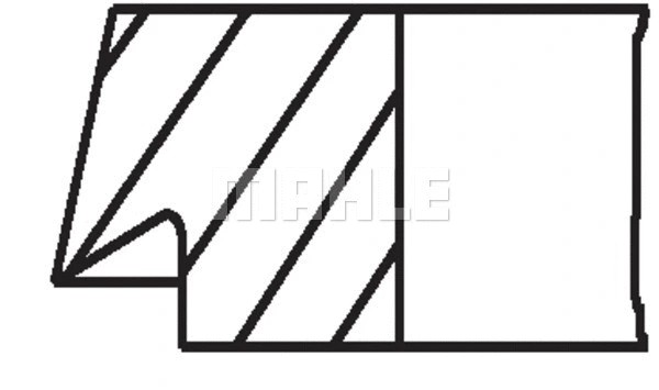 کیت رینگ ماهله (MAHLE)  - 001 RS 11125 0N0 1