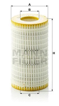 فیلتر روغن مان-فیلتر (MANN-FILTER)  - HU 718/5 x 0
