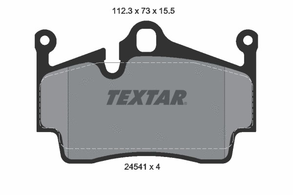 لنت ترمز تکستار (TEXTAR)  - 2454101 0